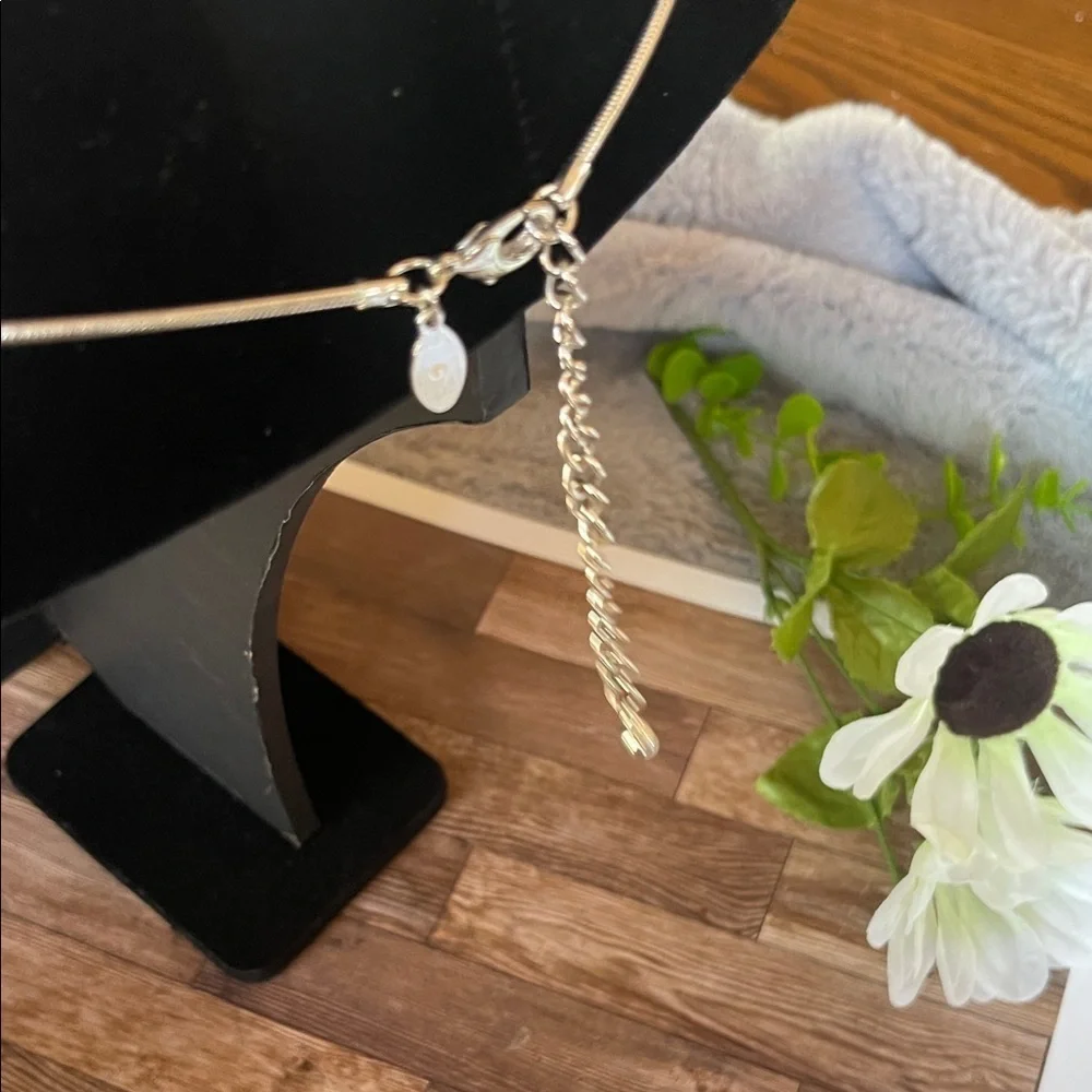 Chico's Gold Disc Pendant Necklace extra large